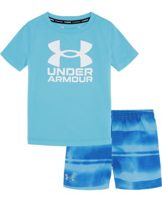 Under Armour Tee Shorts Set 2 pc Boys Outfit Athletic Sports Short Pants T Shirt